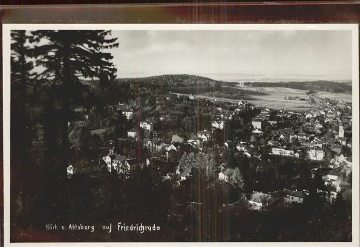 Friedrichroda Panorama vom Abtsberg