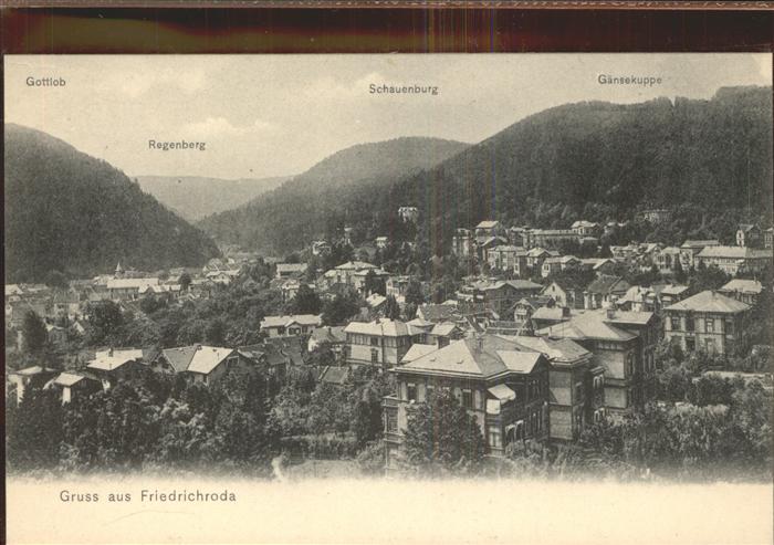 Friedrichroda Gottlob Regenberg Schauenburg Gänsekupp