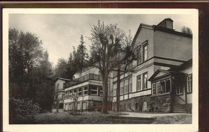 Friedrichroda Sanatorium Tannenhof