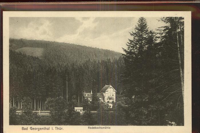 Georgenthal Rodebachsmühle