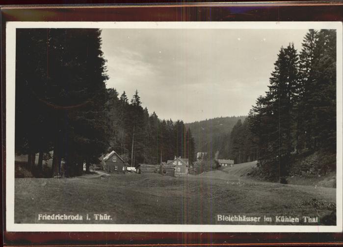 Friedrichroda Bleichhäuser im kühlen Tal