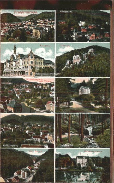 Friedrichroda Kurhaus Gottlob Wilhelmsplatz AM Herzogsweg
