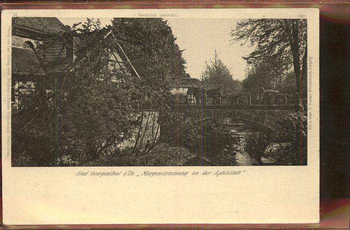 Georgenthal Morgenstimmung Apfelstädt