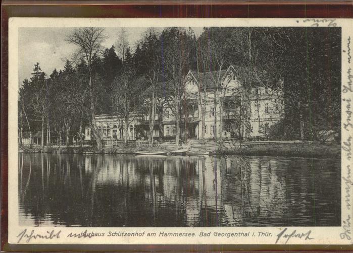 Georgenthal Schützenhof Kurhaus Hammersee