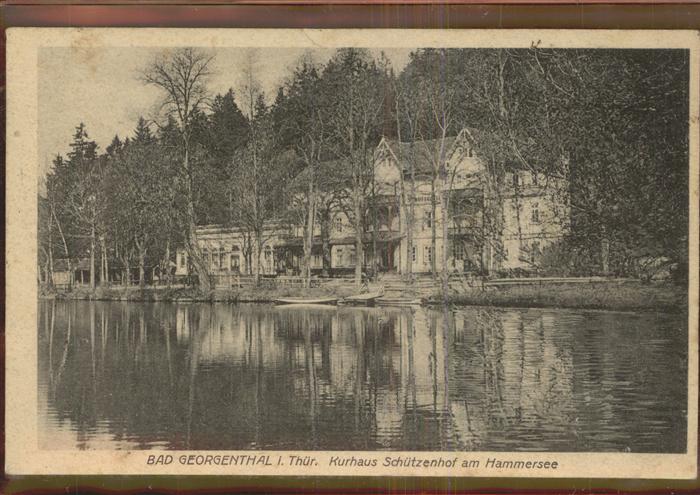 Georgenthal Kurhaus Schützenhof Hammersee