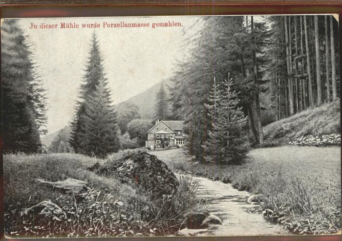 Lauchagrund Muehle Porzellanmasse