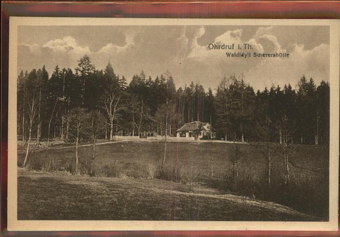 Ohrdruf Waldidyll Scherershütte