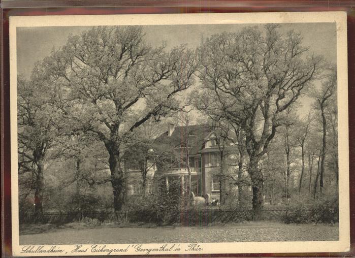 Georgenthal Schullandheim Haus Eichengrund