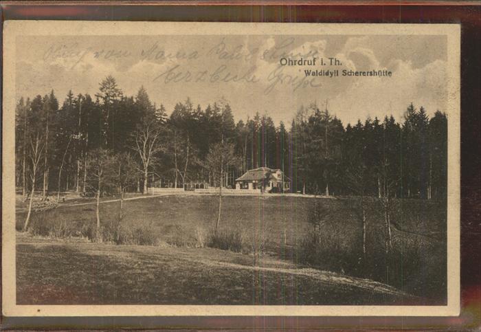 Ohrdruf Waldidyll Scherershütte