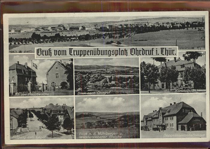 Ohrdruf Truppenübungslager Doppelmannschaftshau