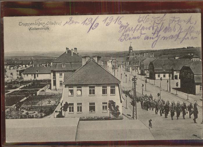 Ohrdruf Truppenlager Kaiserstr. Soldaten