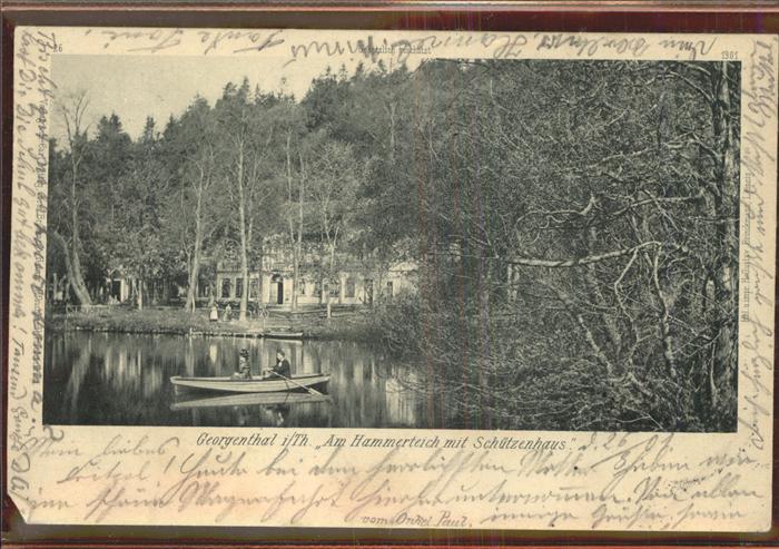 Georgenthal Hammerteich Schützenhaus