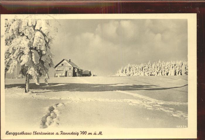 Tambach-Dietharz Berggasthaus Ebertswiese Rennsteig