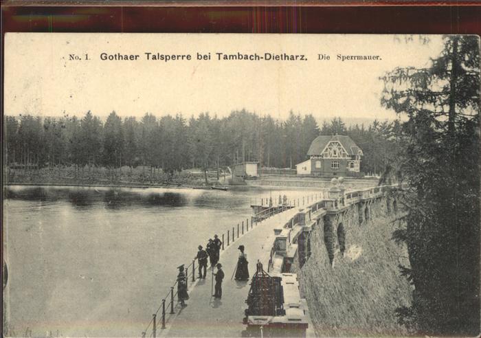 Tambach-Dietharz Gothaer Talsperre Sperrmauer