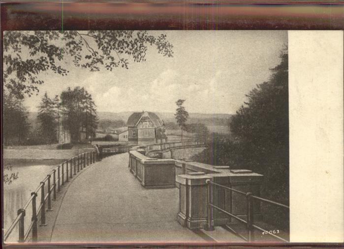 Tambach-Dietharz Gothaer Talsperre Sperrmauer Wärterhaus