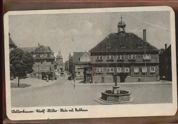 Waltershausen Gotha Rathaus Brunnen