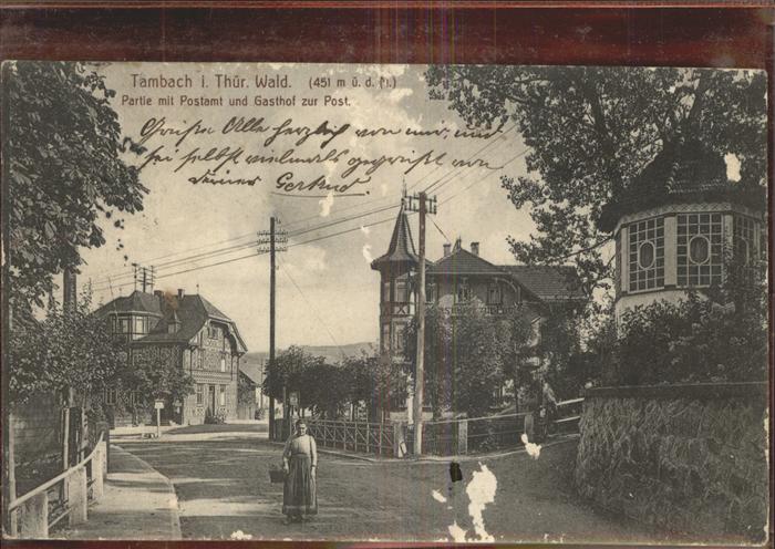 Tambach-Dietharz Postamt Gasthof zur Post