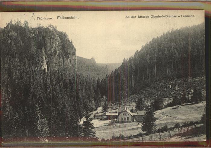 Falkenstein Thueringen An der Straße Oberhof-Dietharz-Tambach