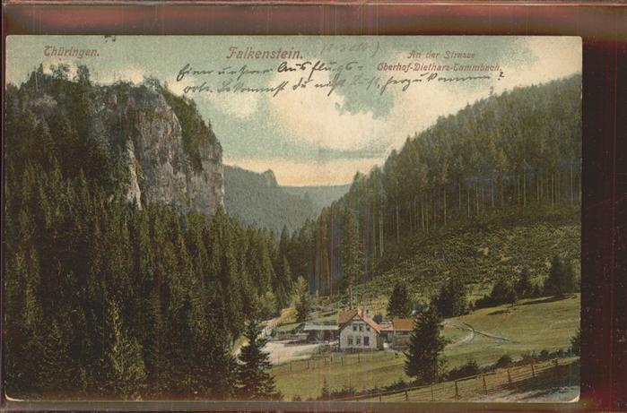 Falkenstein Thueringen An der Straße Oberhof-Dietharz-Tambach