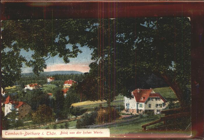 Tambach-Dietharz Blick von der hohen Warte