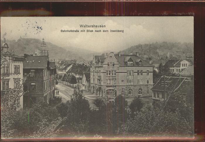 Waltershausen Gotha Bahnhofstraße Inselsberg