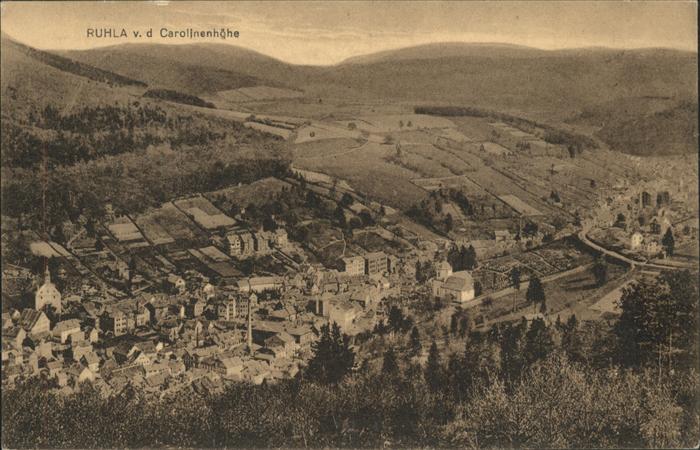 Ruhla Blick von der Carolinenh?he