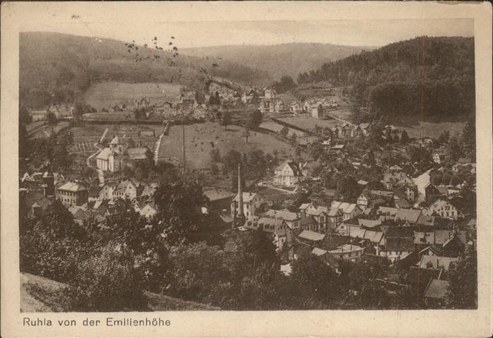 Ruhla Blick von der Eimilienh?he