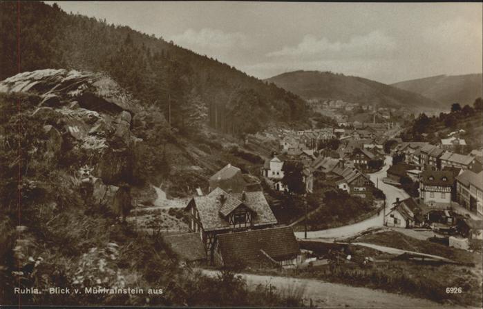 Ruhla Blick vom M?hlrainstein