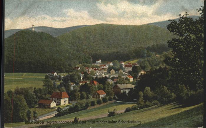 Bad Thal Ruhla Blick von der Tropfsteinh?hle
