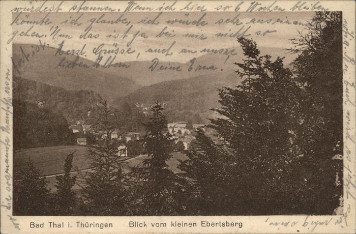 Bad Thal Ruhla Blick vom kleinen Ebertsberg