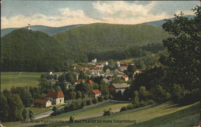 Bad Thal Ruhla Blick von der Tropfsteinh?hle
