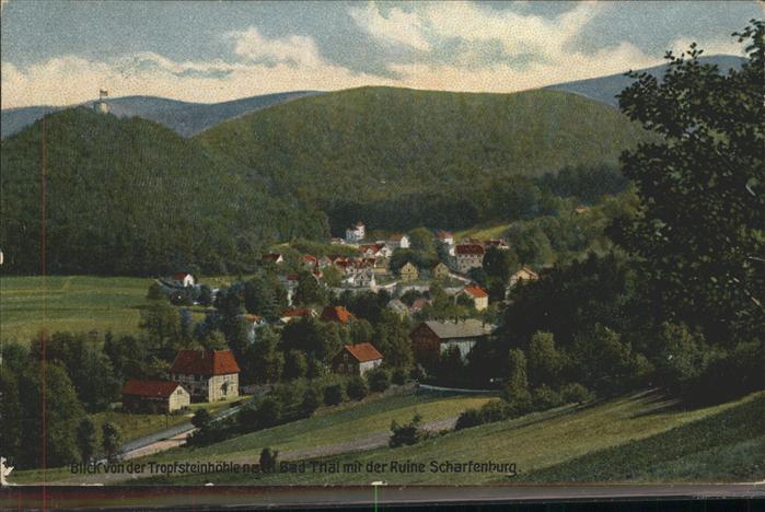 Bad Thal Ruhla Blick von der Tropfsteinh?hle