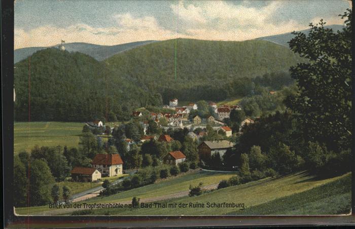 Bad Thal Ruhla Blick von der Tropfsteinh?hle