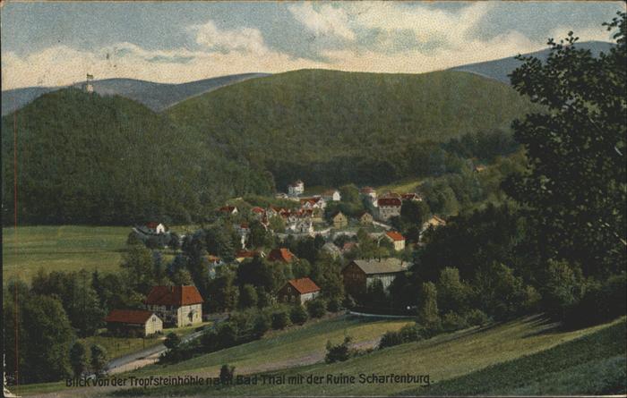 Bad Thal Ruhla Blick von der Tropfsteinh?hle