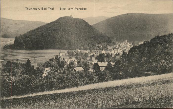 Bad Thal Ruhla Blick vom Paradies