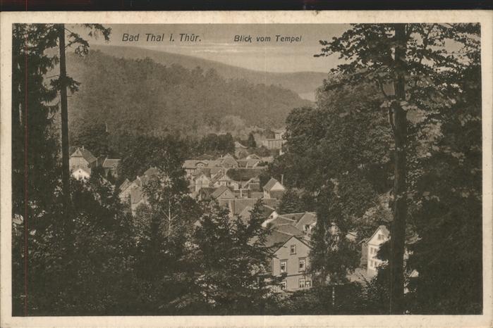 Bad Thal Ruhla Blick vom Tempel