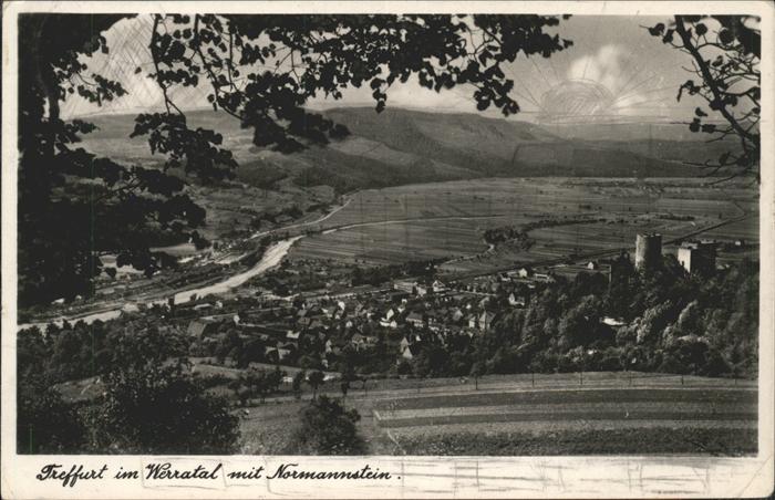 Treffurt Werra Mit Burg Normannstein