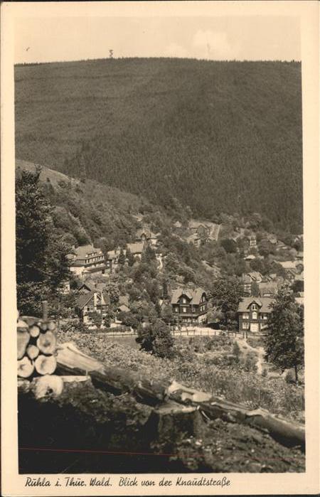 Ruhla Blick von der Knaudtstrasse