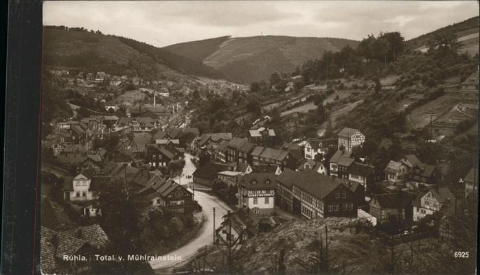 Ruhla Blick vom M?hlrainstein