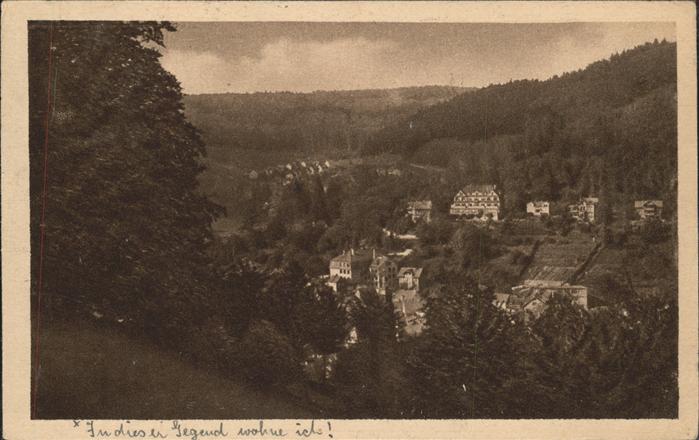 Ruhla Blick auf Berghotel Bellevue
