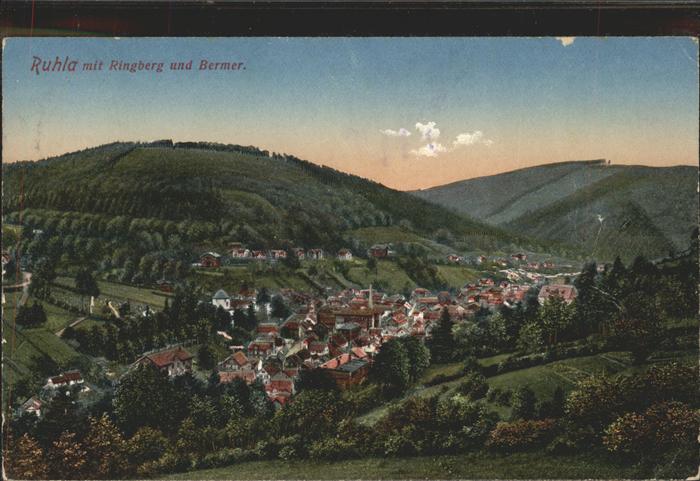 Ruhla Mit Ringberg u.Bermer