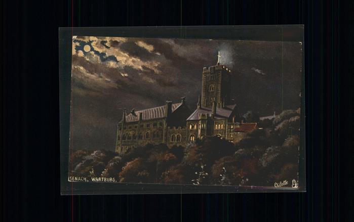 Wartburg Eisenach Die Wartburg bei Nacht