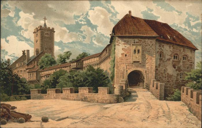Eisenach Thueringen Auf der Wartburg