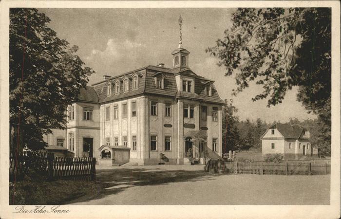 Eisenach Thueringen Gasthaus zur Hohen Sonne am Rennsteig