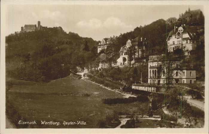 Eisenach Thueringen Reuter-Villa mit Wartburg