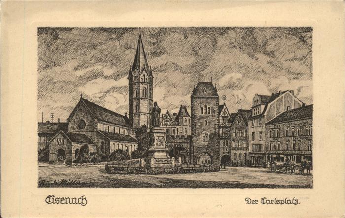 Eisenach Thueringen Carlsplatz