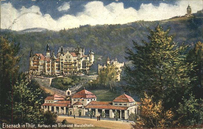 Eisenach Thueringen Mineralbad Kurhaus mit Trink-und Wandel