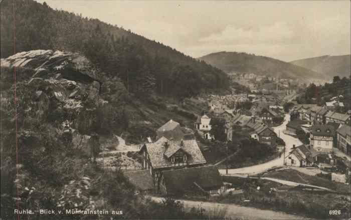 Ruhla Blick vom M?hlrainstein