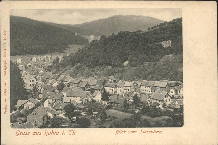 Ruhla Blick vom Liesenberg