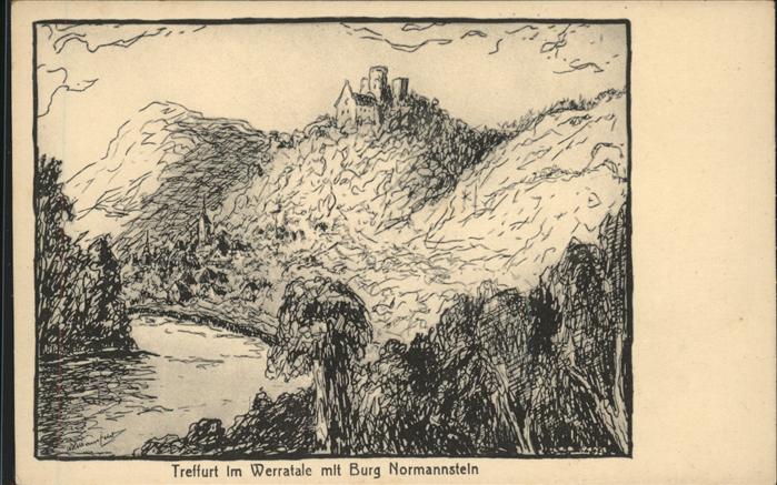 Treffurt Werra Burg Normannstein